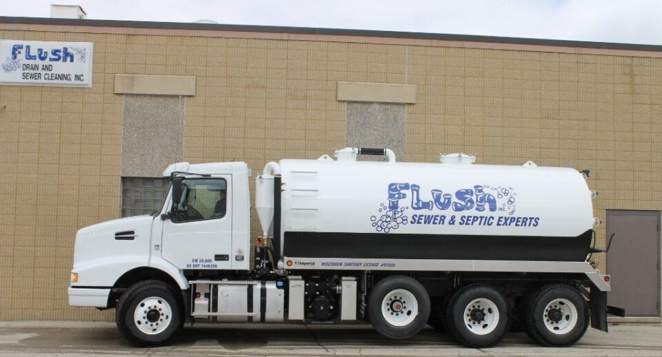 Flush company truck
